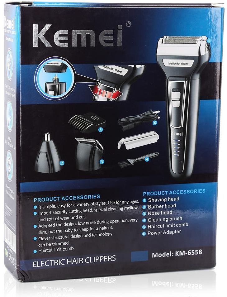 Kemie electric hair clippers 3 in1 KM-6558